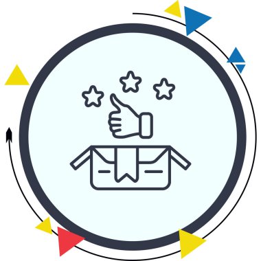 Ürün Sınıflandırmalı Özel Düz Vektör Düzeni