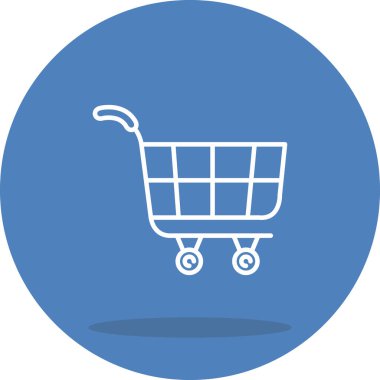 Alışveriş Arabası Stili Düz Kullanıcı Arayüzü simgesi