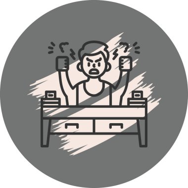 Kızgın Stylish Profesyonel Yaratıcı Sanat Nesnesi