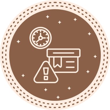 Uyarı Ağ ikonu vektör illüstrasyonu