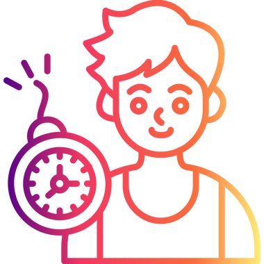 Son teslim tarihi web simgesi vektör illüstrasyonu