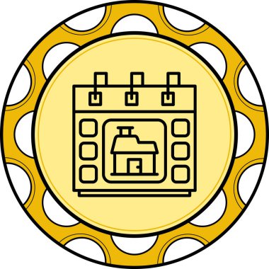 Schedule Creative Minimal Vector Art Feature