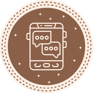 Sohbet Stili İşlevsel Web Arayüzü Elementi