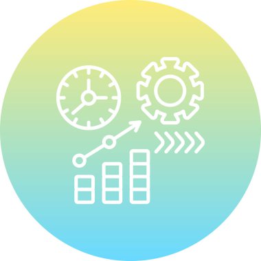 Zaman Yüksek Kaliteli Modern Vektör Elementi