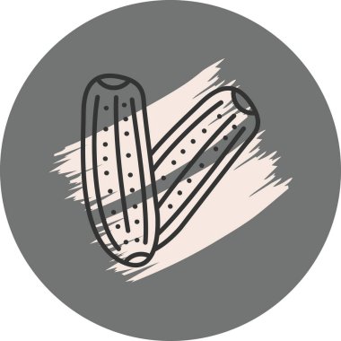 Salatalık Yüksek Kaliteli Ölçeklenebilir Vektör İllüstrasyonu