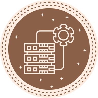 Veri Sindirimi Dengeli Profesyonel Markalaşma Grafik Sembolü