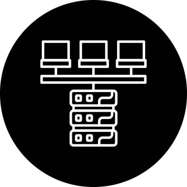 Veritabanı Akımı Zarif Modern Sanat Düzenlemesi