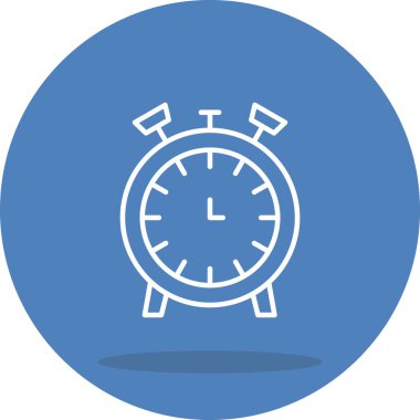 Alarm çizgisi simgesi, vektör illüstrasyonu