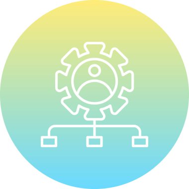 Çalışma Akışı Eşsiz Düz Dijital Tasarım Nesnesi