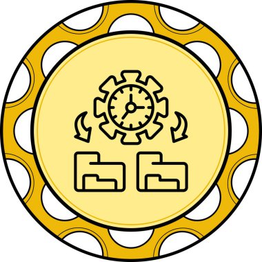 Zaman Yönetimi Profesyonel Yenilikçi Düz Tasarım Düzeni