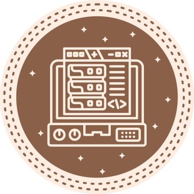 Arka Uç Premium Çağdaş Düz Vektör Özelliği