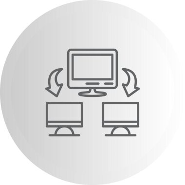 Bilgisayar Ağı Yüksek Çözünürlüklü Sanat Sembolü