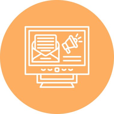 seo modern simgesinin vektör illüstrasyonu