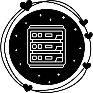 Sunucu Yaratıcı Minimum Vektör Sanatı Özelliği