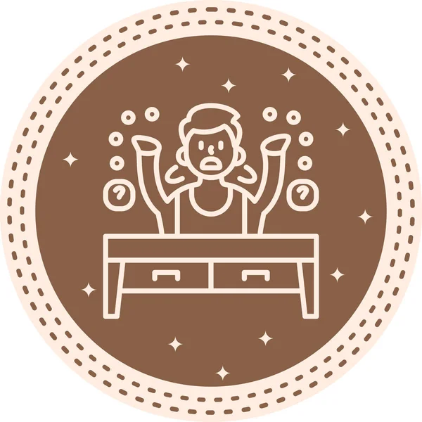 Dikkatsiz Gelişmiş İşlevsel Web Arayüzü Sembolü