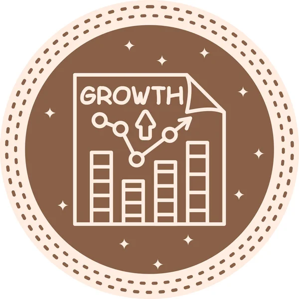 Satır grafiğinin yer aldığı belge sayfası yukarı yönlü eğilimleri, bar çizelgelerini, metin büyümesini, yukarı bakan oku gösteriyor. Siyah dairenin içinde beyaz çizgili grafikler. Finansal başarı için basit iş analizi sunumu.