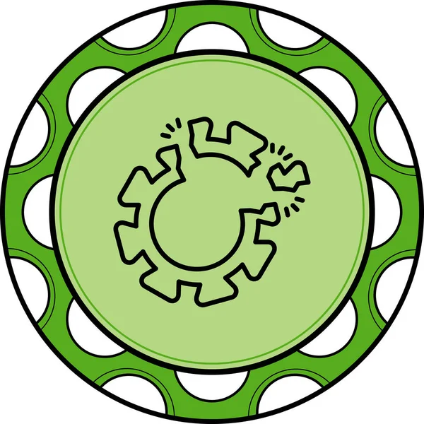 Bozma web simgesi, basit vektör tasarımı