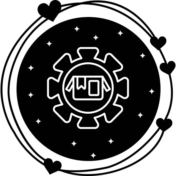 Ürün yönetimi web simgesi, vektör illüstrasyonu 