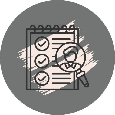 İşe alım web simgesi vektör illüstrasyonuName