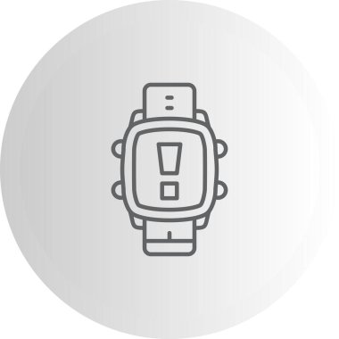 Uyarı Ağ ikonu vektör illüstrasyonu