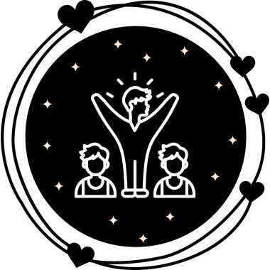 iş liderliği, web basit simgesi