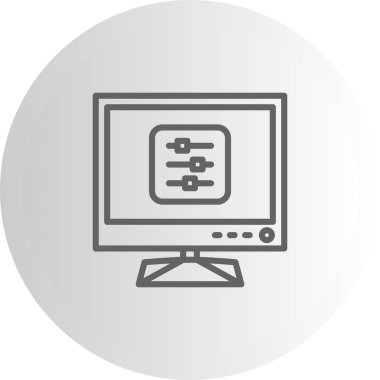 Web simgesi vektör illüstrasyonunu denetler