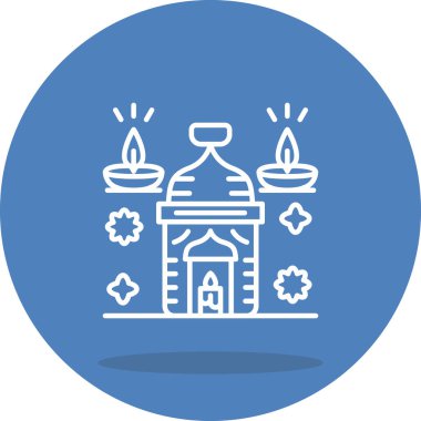 mum ağ ikonu vektör illüstrasyonu