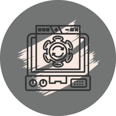 Web simgesi vektör illüstrasyonunu güncelle