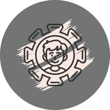 yönetim web simgesi vektör illüstrasyonu