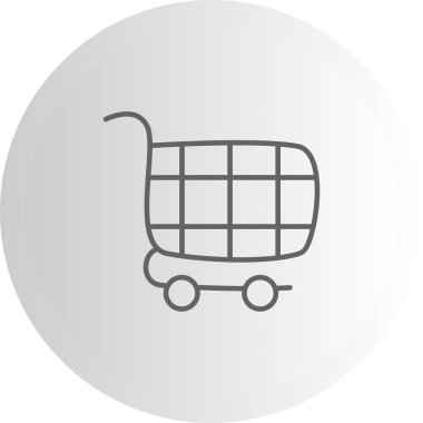 Alışveriş Arabası Stili Düz Kullanıcı Arayüzü simgesi