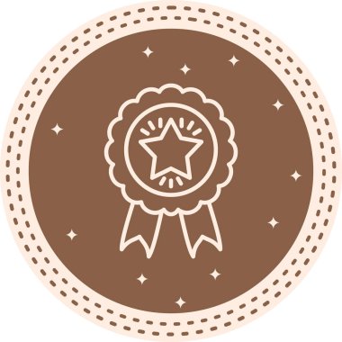 Başarı web simgesi, vektör illüstrasyonu