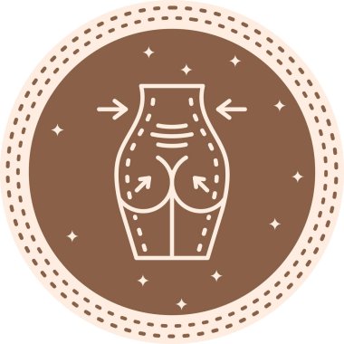 Cerrahi Modern Dengeli Markalaşma Vektörü Sembolü