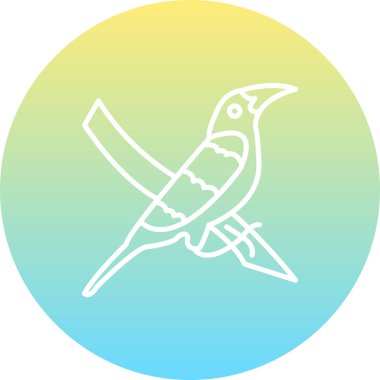 Chestnut başkanı Oropendol Modern Soyut Yaratıcı Tasarım Varlığı