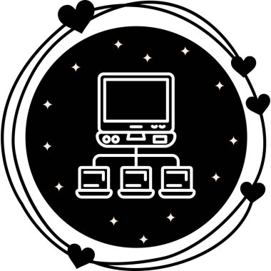 Bilgisayar Ağı Eşsiz Soyut Markalaştırma Grafiksel ŞekliName