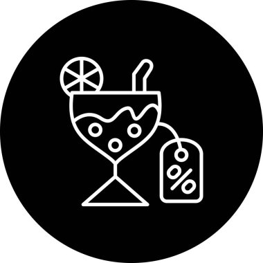 Kokteyl Dengelenmiş Özel Düz Vektör Düzeni