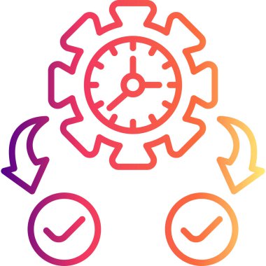 Zaman Yönetimi Profesyonel Eşsiz Kullanıcı Arayüzü Düzeni