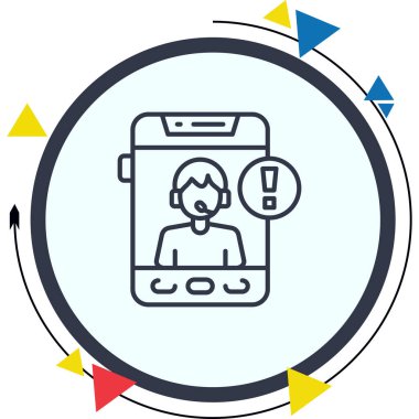 Müşteri Hizmetleri Yaratıcı Eşsiz Markalaştırma Vektörü Elemanı