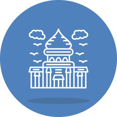 Capitol Seyahat Modern Dengeli Markalaşma Vektörü Sembolü