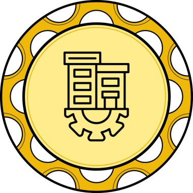 Altyapı Yüksek Kaliteli Ölçeklenebilir Vektör İllüstrasyonu