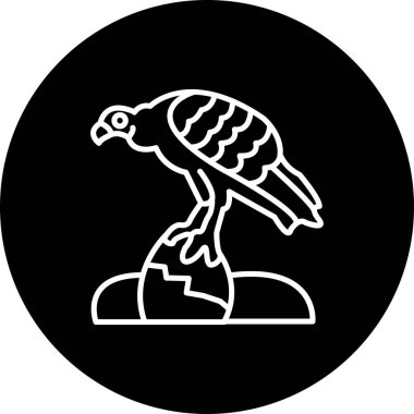 Kral Akbaba Sofistike Özel Vektör Sanat Objesi