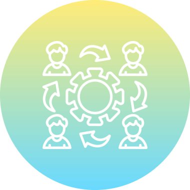 Takım çalışması Modern Markalaştırma Vektör Varlığı