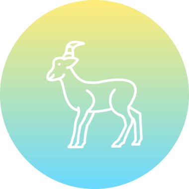 Antilop Yaratıcı Yüksek Çözünürlüklü Grafik Elementi