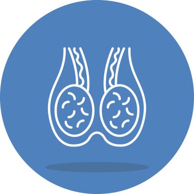 Testicle Unique Innovative Digital Graphic Symbol