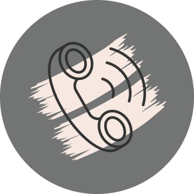 telefon arama simgesi, vektör illüstrasyonu basit tasarım