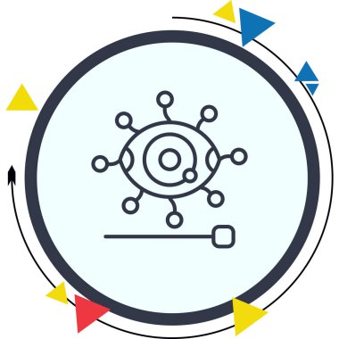 İris Tanıma Programı Modern Dijital Sanat Özelliği