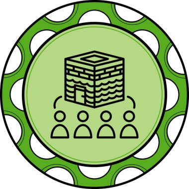 Kabe Kalabalığı Topluyor Modern Dijital Sanat Nesnesi