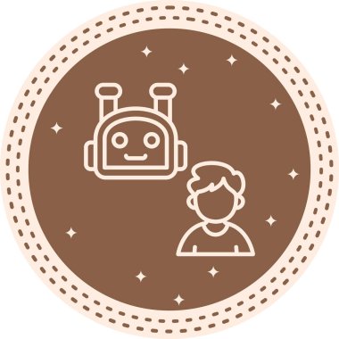 Bot Premium Çağdaş Düz Vektör Özelliği