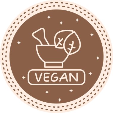 Vegan Premium Çağdaş Düz Vektör Özelliği