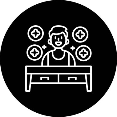 Pozitif Düşünme Simgesi, Basit İllüstrasyon