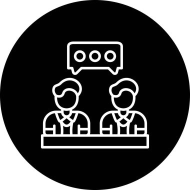 Premium Çağdaş Düz Vektör Özelliğiyle Buluşma